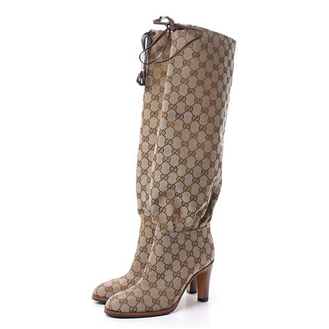 gucci monogram 1990|Gucci monogram boots price.